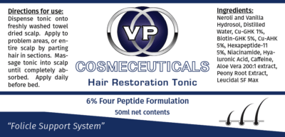 Neroli-Vanilla Peptide Hair Growth Tonic